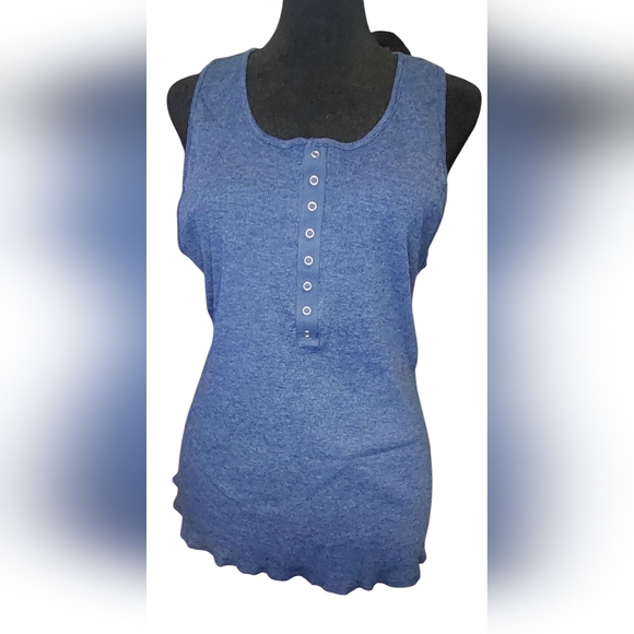 Free People Tops - Free People Intimately Henley Tank Top, Womens Large